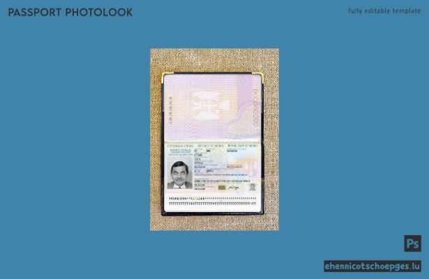 Serbien Pass 2016 - heute Fotolook Beispielvorschau